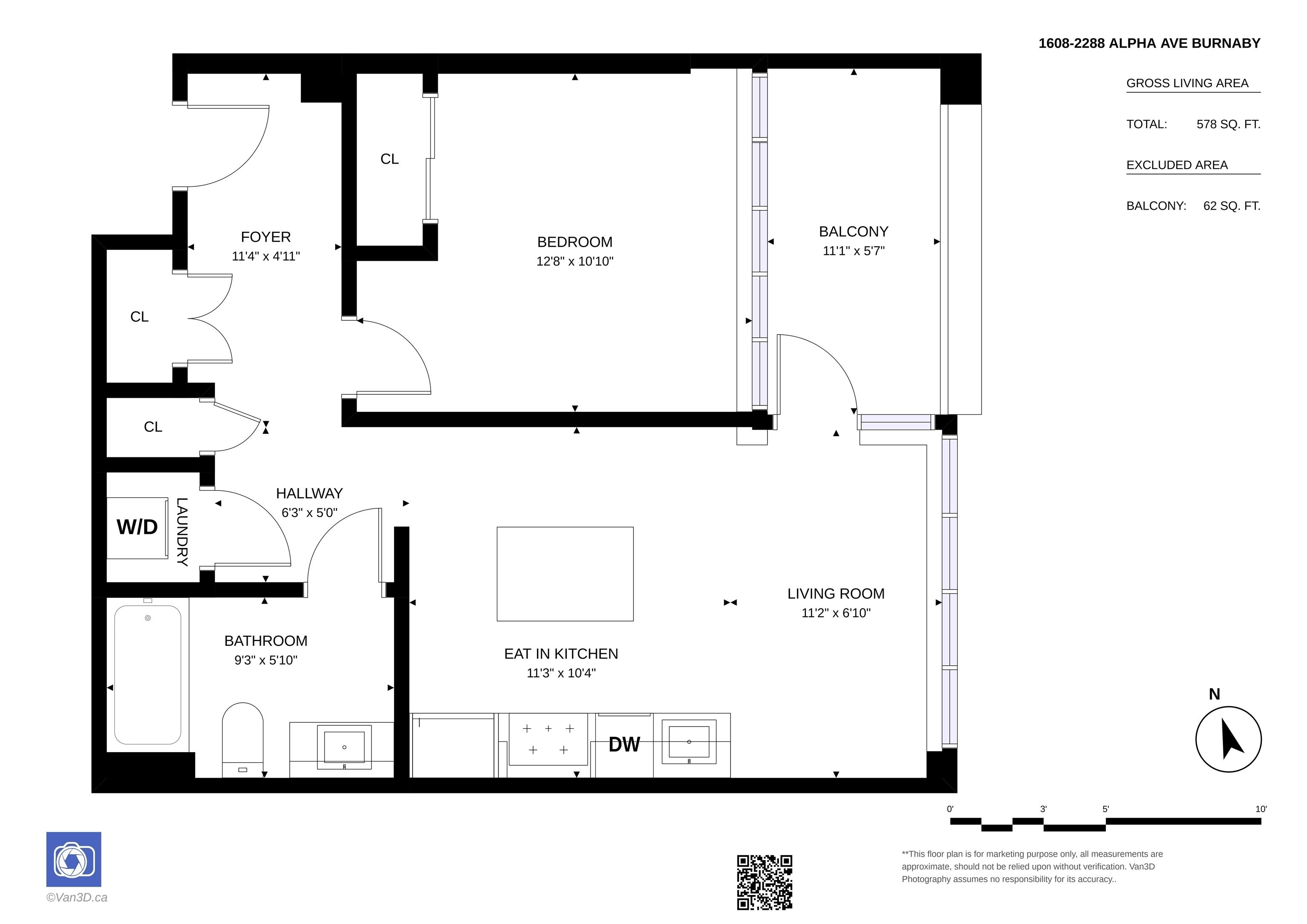 Unit 1608 - 2288 Alpha Avenue, Burnaby 2